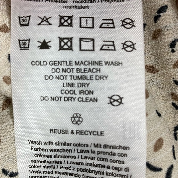 NEW | AWARE BY VERO MODA Kanya V-Neck Long Sleeve Minidress Size X-Small - Picture 9 of 12